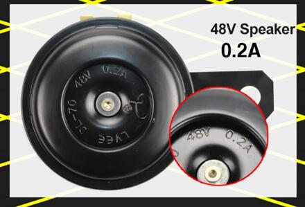 Motorfiets Hoorn Luid Druk Claxon Speaker Waterdichte 105db Luchthoorn Loudnes Voor Motorfiets Elektrische Auto Driewieler TXTB1 48V