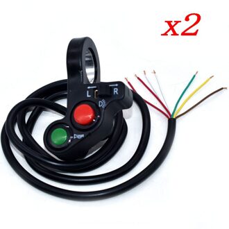 Motorfiets Hoorn Richtingaanwijzer Schakelaar Doden Start Voor 7/8 ''Stuur Dirt Bike Scooter Atv On/Off Switch A