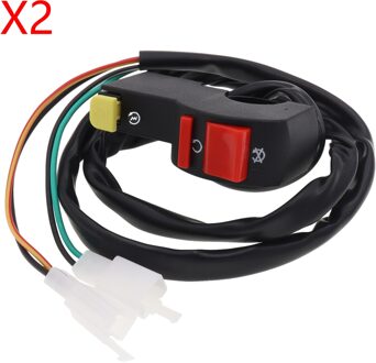 Motorfiets Hoorn Richtingaanwijzer Schakelaar Doden Start Voor 7/8 ''Stuur Dirt Bike Scooter Atv On/Off Switch B