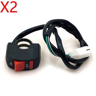 Motorfiets Hoorn Richtingaanwijzer Schakelaar Doden Start Voor 7/8 ''Stuur Dirt Bike Scooter Atv On/Off Switch C