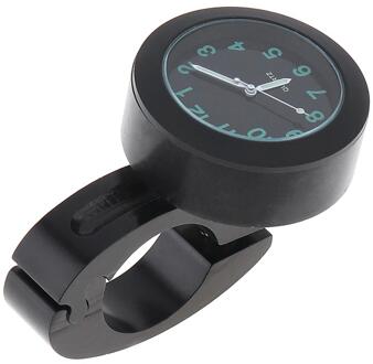 Motorfiets Horloge Waterdicht Universele Stuurhouder Klok Moto Accessoires Mount Dial Klok Styling Voor zwart