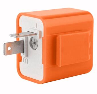 Motorfiets Indicator 12V Led Relais Weerstand Motor 2 Pin Blinker Flasher Motorfiets Schakelaars oranje