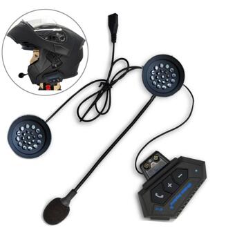 Motorfiets Intercom 5.0 Helm Headset Bluetooth Intercom Microfoon Oortelefoon Bluetooth 5.0 Moto Draadloze Hoofdtelefoon MP3 Speaker Intercom 2