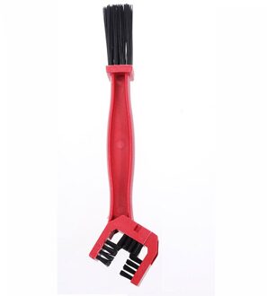 Motorfiets Keten Cleaner Plastic Fiets Moto Borstel Fietsen Schoon Chain Cleaner Outdoor Scrubber Tool Voor Road Mtb rood