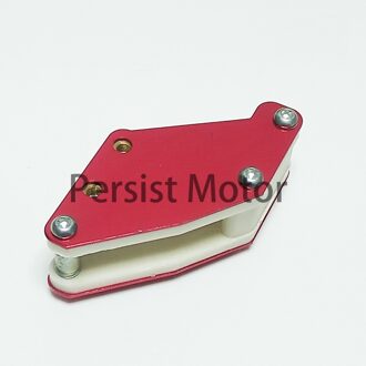 MOTORFIETS keten Gids MX Kettingspanner voor Crossmotoren Keten Guider Bracket Slider KETEN SLIDER Guard zilver