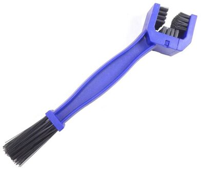 Motorfiets Keten Onderhoud Reinigingsborstel Vuil Schoon Tool Fietsketting Borstel Motorfiets Accessoires Voor Bromfiets Motorfiets Fiets blauw