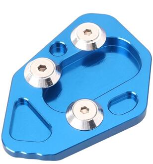 Motorfiets Kickstand Voet Side Stand Extension Pad Ondersteuning Plaat Voor Bmw F800R & HP2 Sport & R1200S 05-08 Blauw