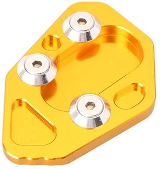 Motorfiets Kickstand Voet Side Stand Extension Pad Ondersteuning Plaat Voor Bmw F800R & HP2 Sport & R1200S 05-08 Goud