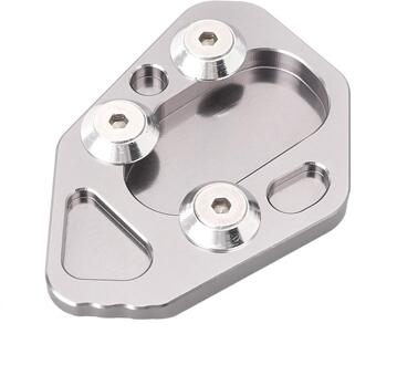 Motorfiets Kickstand Voet Side Stand Extension Pad Ondersteuning Plaat Voor Bmw F800R & HP2 Sport & R1200S 05-08 grijs