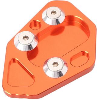Motorfiets Kickstand Voet Side Stand Extension Pad Ondersteuning Plaat Voor Bmw F800R & HP2 Sport & R1200S 05-08 Oranje