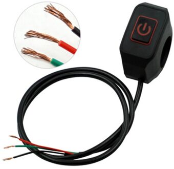 Motorfiets Kill Stop Schakelaar Motorfiets Stuur Schakelaar Koplamp Schakelaar Knop 22Mm 7/8Inch Moto Stuur Mount Push knop