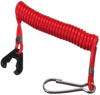 Motorfiets Kill Stop Schakelaar Veiligheid Tether Voor Suzuki RM85 RM125 250 RMZ250 RMZ450 RMX250R S DRZ400R Rood