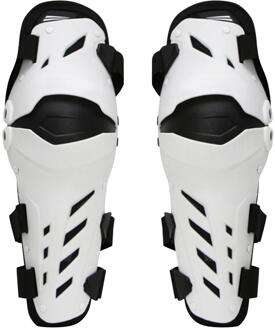 Motorfiets Knee Protector Beschermende Kleding Knie Guards Kit Kneepad Gratis Rijden Verdikking Bescherming Moto Accessoires 1 Paar wit