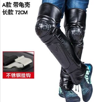 Motorfiets knie pads koude dikke winter warm mannen en vrouwen elektrische auto knie pads fiets winddicht batterij auto veiligheid A lang section