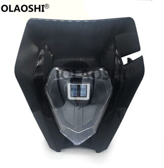 Motorfiets Led Universal Koplampen Koplamp Lamp Licht Voor Ktm Exc Xc Xcf Xcw Xcfw Sx Sxf Sxs 125 150 250 350 450 530 CX-HL049-zwart