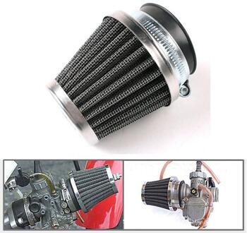 Motorfiets Luchtfilter Universal Gemodificeerde Filter Intake Gas Fuel Filter Turbo Vent Carterontluchting 35/39/42/44/48/50/52/60Mm 50mm