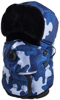 Motorfiets Masker Winter Winddicht Ski Hoed Trapper Hoed Warm Met Oorkleppen En Masker Gezicht Shield