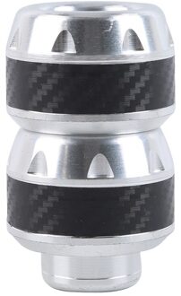 Motorfiets Medeplichtige Aluminium Motorfiets Schokabsorptie Cup Voorvork Bescherming Guard Voor Motorfiets zilver