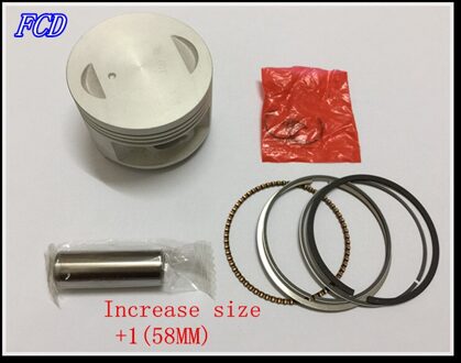 Motorfiets motoronderdelen GN125 GS125 EN125 zuigerveren Zuiger standaard maat 57mm Piston pin 14mm Increase 100