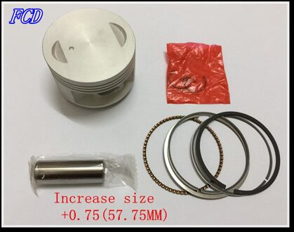 Motorfiets motoronderdelen GN125 GS125 EN125 zuigerveren Zuiger standaard maat 57mm Piston pin 14mm Increase 75
