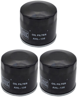 Motorfiets Onderdelen Zwarte Olie Filter Voor Arctic Cat 500 400 650 371 454 4X4 Auto Trv Mrp Plus 375 2X4 376 3 stukken