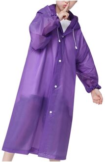 Motorfiets Regenkleding Kinderen Outdoor Reizen Mode Volwassen Regenjas Dik Transparant Evc Regenjas Poncho Motorfiets Regenjas Paars