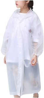Motorfiets Regenkleding Kinderen Outdoor Reizen Mode Volwassen Regenjas Dik Transparant Evc Regenjas Poncho Motorfiets Regenjas wit