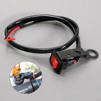 Motorfiets Schakelaar Aan/Uit Knop Power Control Atv Moto Handvat Schakelaar Elektrische Fiets Stuur Schakelaar Accident Hazard Light Switch