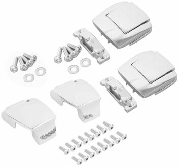 Motorfiets Scheermes Gehakte Koning Pack Trunk Vergrendelingen Scharnieren Voor Harley Tour Pak Touring Road King Street Trike Glide 88-13 Hinges en Latches
