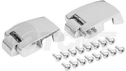 Motorfiets Scheermes Gehakte Koning Pack Trunk Vergrendelingen Scharnieren Voor Harley Tour Pak Touring Road King Street Trike Glide 88-13 Tour Pak Hinges
