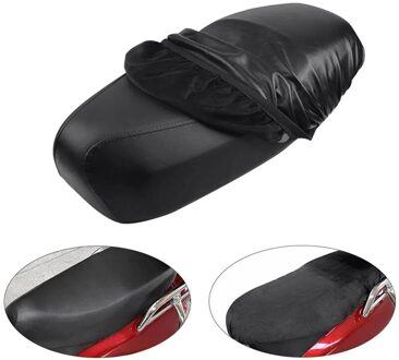 Motorfiets Scooter Lederen Zitkussen Cover Waterdichte Warme Fluwelen Winter Rear Seat Cover