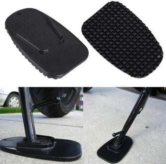 Motorfiets Side Kickstand Antislip Plaat Base Parking Stand Plastic Ondersteuning Pad