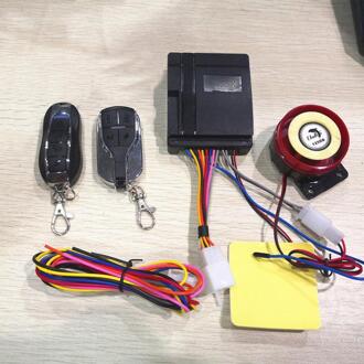 Motorfiets Sirene Anti-Diefstal Alarmsysteem 125db Universal Motor Dubbele Afstandsbediening Motor