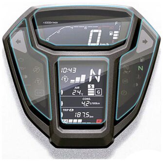 Motorfiets Snelheid Instrument Krasbestendig Uv-bescherming Film Beschermende Film Voor Honda Africa Twin Crf1000L