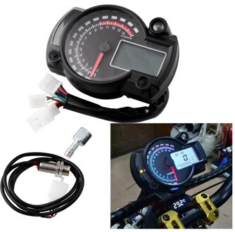 Motorfiets Snelheidsmeter Gauge Universal Lcd Digit Toerenteller Kilometerteller Motor Vervanging Accessoires J99