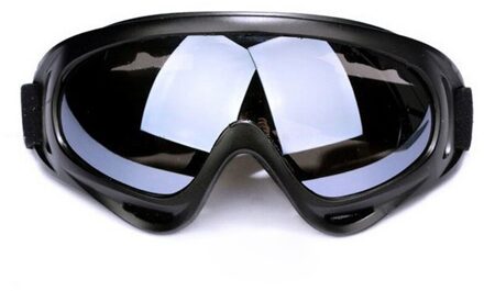 Motorfiets Sportbril Flexibele Cross Helm Gezichtsmasker Anti-Fog Winddicht Ski Goggles Atv Dirt Bike Utv Eyewear Gear bril grijs