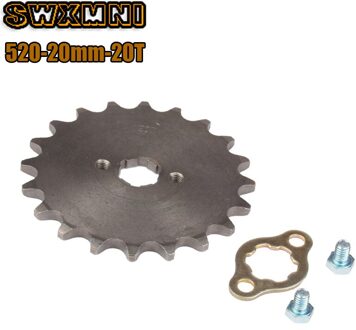 Motorfiets Staal 520 Keten 20Mm 20T Tanden Voor Motor Tandwiel Voor Honda Lifan Zongshen Ycf Atv Quad Dirt pit Bike Buggy