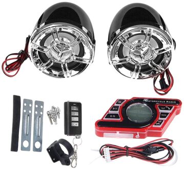 Motorfiets Stereo Speakers Bluetooth MP3 Speler Waterdichte O Systeem Fm O Usb/Tf Voor Motor Scooter Bike Atv Utv
