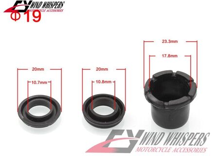 Motorfiets universele Koppeling en rem master cilinder oliekeerringen ring Seals rubber diameter: 12.7mm 14mm 15.87mm 19mm diameter 19mm