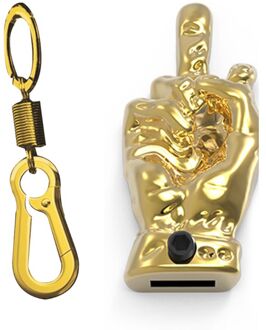 Motorfiets Universele Sleutel Modificatie Diy Rvs Sleutel Hoofd Sleutelhanger X7JF goud-3