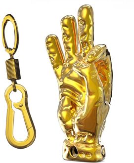 Motorfiets Universele Sleutel Modificatie Diy Rvs Sleutel Hoofd Sleutelhanger X7JF goud-4