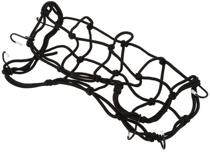 Motorfiets Verpakking Carrier Web Cargo Hold Down Net 30X30 Cm Bungee Black
