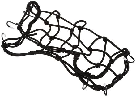 Motorfiets Verpakking Carrier Web Cargo Hold Down Net 30X30Cm Bungee Black