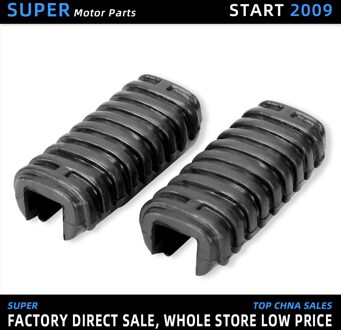 Motorfiets Voetsteun Rubber Cover Shell Rubber Voetpedaal Set Voor Honda Steed400 Steed 600 400 Magna