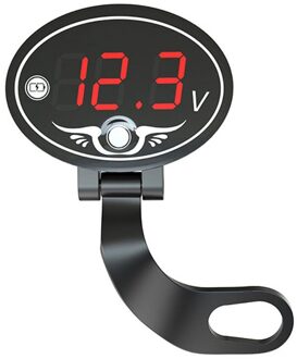 Motorfiets Voltmeter, 12V Motorfiets Voltmeter Multifunctionele Waterdichte Timer