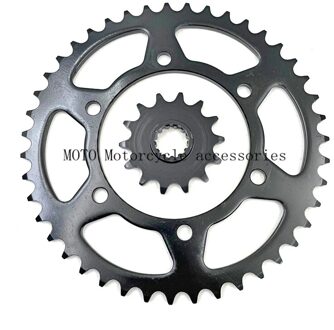 Motorfiets Voor & Achter Set 520-43T 14T Kettingstand Gear Staal Voor Kawasaki Ninja 250 300 EX300 250 Z250 300