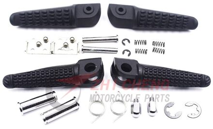 Motorfiets Voor Achter Voetsteunen Voetsteunen Voor Kawasaki Ninja 250 Z750 Z800 Z1000 ER6F ER6N ZX-6R 636 ZX-9R ZX-10R ZX-12R ZX-14R 2 paar