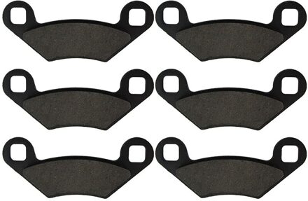 Motorfiets Voor En Achter Remblokken Voor Polaris 300 6X6 1994 FA159 FA232 3 voorkant Pairs