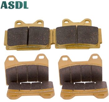 Motorfiets Voor en Achter Remblokken Voor Yamaha FZ 400 (4YR1) 1996 # c voorkant en achterkant