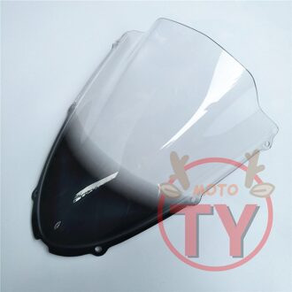 Motorfiets Voor Kawasaki ZX6R 05-05 ZX10R Zx 6R 2005 10R 2006-2007 Voorruit Bubble Voorruit Rook Zwart wind Deflectore doorzichtig